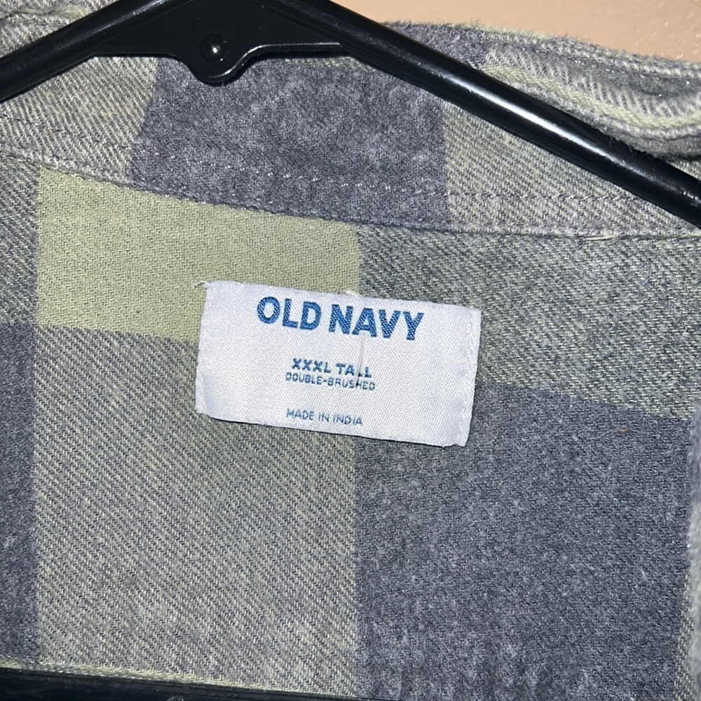 Up cycled army flannel shirt - Picture 4 of 4